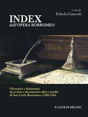 cover image of INDEX dell'OPERA BORROMEO